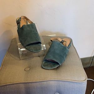 Madewell teal flats